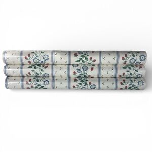 3 Double Rolls York Wallpaper Wallcoverings Strawberries and
Flowers New
